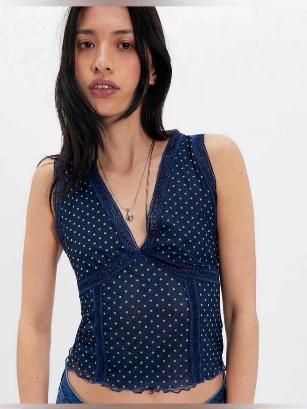 Free People . True Romance Tank. NWT Night Sky Combo